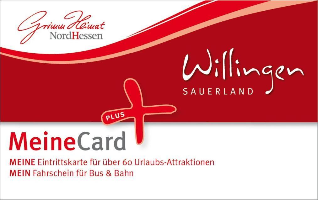 Cafe- Pension Fernblick, Incl Meinecardplus Willingen  Exterior photo